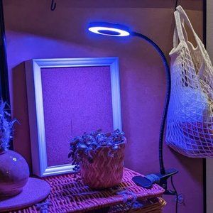 Clip-On Plant Light, Red/Blue/Purple